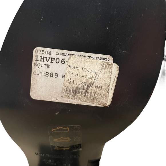 Vanessa Bruno Black Leather Over the Knee Boots - Picture 8 of 10